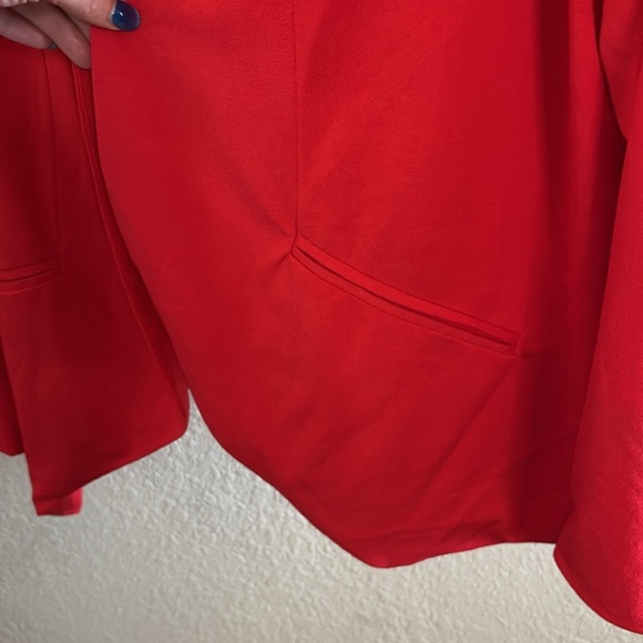 Torrid Red Open Front Blazer/jacket/ Size 3=22/24 - Picture 5 of 7